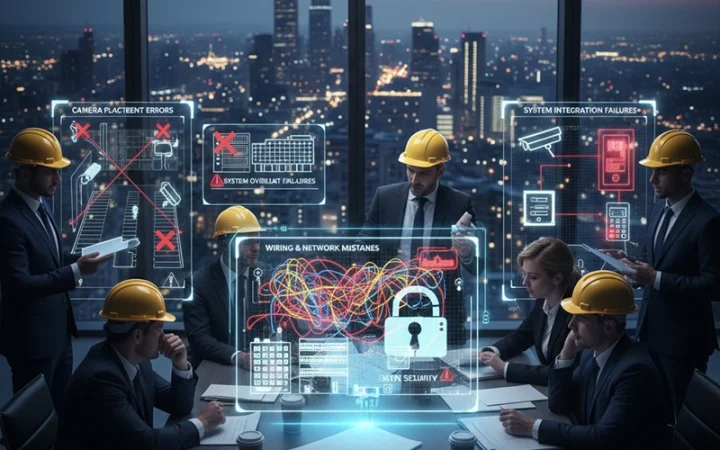 تحلیل اشتباهات رایج در طراحی و اجرای سیستم‌های نظارتی امنیتی